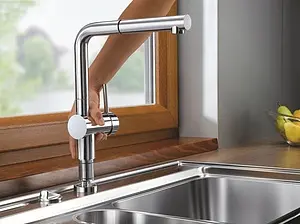 Смеситель для кухни с выдвижным изливом Blanco Linus-S хром 512402, 3