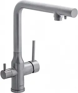 Смеситель для кухни с подключением к фильтру Swedbe Selene Plus нержавеющая сталь 8146, 1