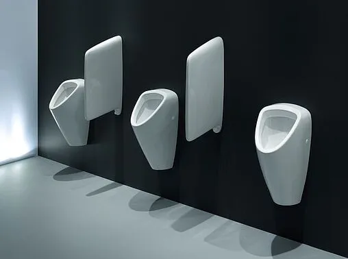 Писсуар со скрытым подводом воды Laufen Caprino Plus белый 8.4206.1.000.000.1