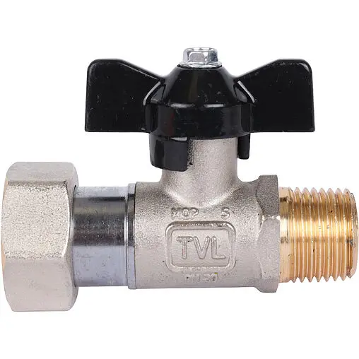 Кран шаровый с накидной гайкой ½"н x ¾"нг Stout SVB-1009-001520