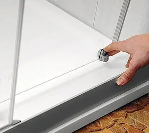 Дверь в нишу 1200мм прозрачное, матовое стекло Ravak Rapier NRDP4-120 0ONG0U00ZG, 4