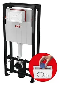 Инсталляция для подвесного унитаза AlcaPlast Solomodul AM116/1120, 4