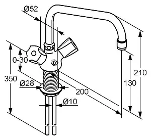 Смеситель для кухни Kludi Standart хром 316560515 Смеситель для кухни Kludi Standart хром 316560515, 2