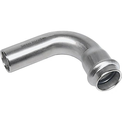 Уголок пресс однорастубный 42мм угол 90° Sanha NiroSan 9001A 69001A42