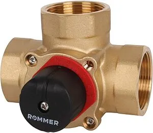 Трехходовой смесительный клапан 1½&quot; Kvs 25.0 Rommer RVM-0003-025040, 1