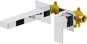 Смеситель для раковины из стены Aquatek Либра хром AQ1613CR, 1