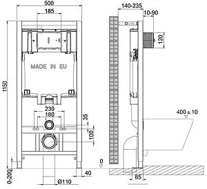 Комплект 5 в 1 Lemark Peneda+Bit Florex White 100804418 с кнопкой Bit 9804008 белый глянцевый Комплект 5 в 1 Lemark Peneda+Bit Florex White 100804418 с кнопкой Bit 9804008 белый глянцевый, 2