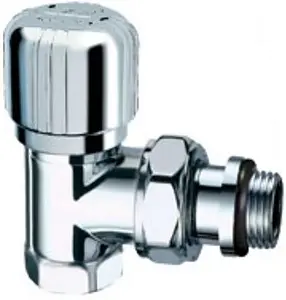 Вентиль терморегулирующий угловой ½" в/н LadyFAR серебро FL 0118 12P Вентиль терморегулирующий угловой ½" в/н LadyFAR серебро FL 0118 12P, 1