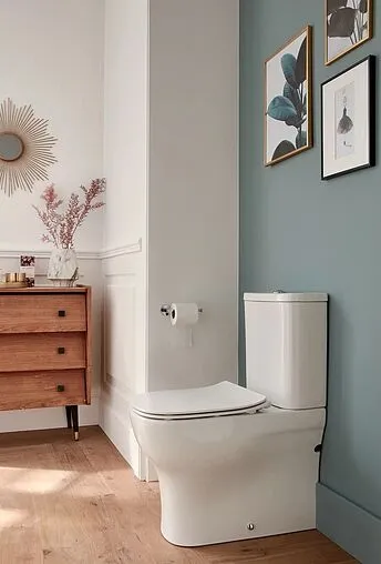 Унитаз-компакт безободковый Jacob Delafon Struktura Rimless белый UJI102-00+ETE212-00+E28931-WTE