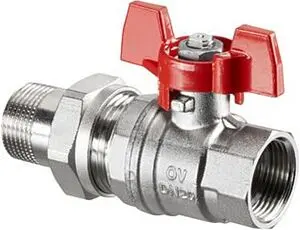 Кран шаровый с американкой 1¼"в x 1¼"н Oventrop Optibal 1075810 Кран шаровый с американкой 1¼"в x 1¼"н Oventrop Optibal 1075810, 1