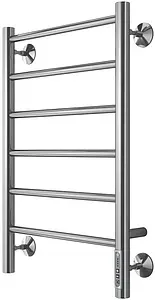 Полотенцесушитель электрический лесенка Terminus Аврора П6 400х650 электро quick touch полированная сталь 4670078531148, 1