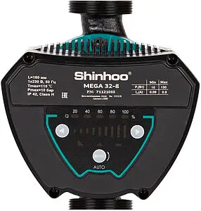 Насос циркуляционный Shinhoo MEGA 25-12 71121002, 2