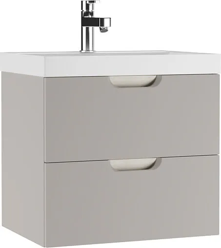 Тумба под умывальник подвесной Домино Classica 60 серый тауп DD2501T