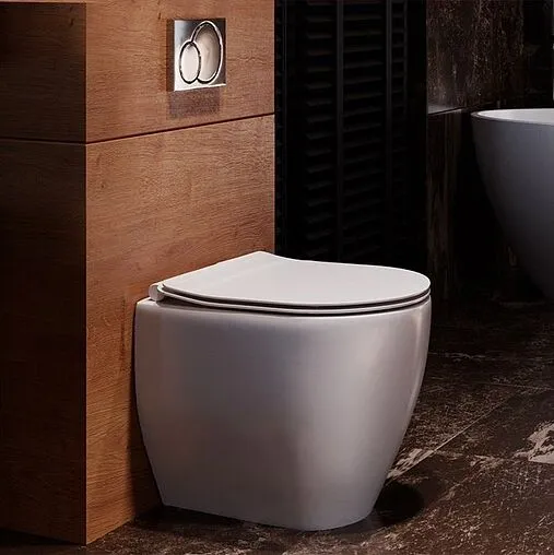 Унитаз приставной безободковый Kerasan Flo белый 311001