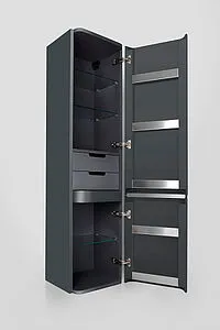 Шкаф-пенал подвесной Am.Pm Sensation 40 R антрацит M30CHR0406AG Шкаф-пенал подвесной Am.Pm Sensation 40 R антрацит M30CHR0406AG, 3