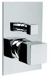 Смеситель для ванны скрытого монтажа Bossini Cube хром Z004202.030, 1