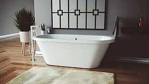 Ванна из искусственного камня Esse Malta 175x77 белый EMAL1745, 3