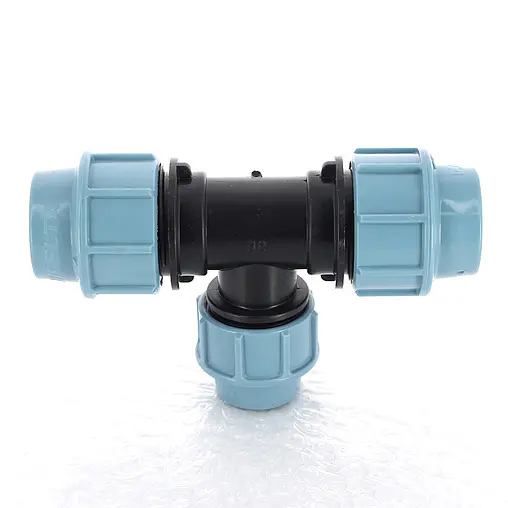 Тройник компрессионный соединительный 32мм x 32мм x 32мм Unidelta 1005032000