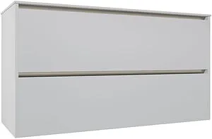 Тумба-умывальник подвесная Allen Brau Activity 120 белый/олива браш 1.34015.WM+, 1