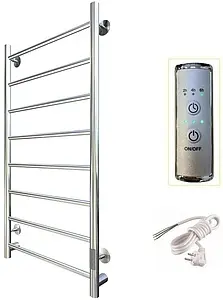 Полотенцесушитель электрический лесенка Тругор Аспект Пэк сп 1 100х40 32 мм полированная сталь Полотенцесушитель электрический лесенка Тругор Аспект Пэк сп 1 100х40 32 мм полированная сталь, 3