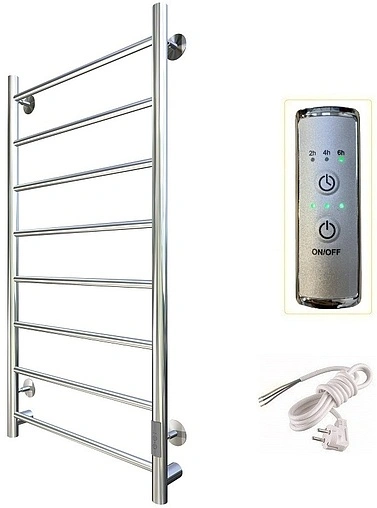 Полотенцесушитель электрический лесенка Тругор Аспект Пэк сп 1 100х50 32 мм полированная сталь