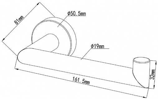 Держатель туалетной бумаги Swedbe Attribut чёрный матовый 9801B