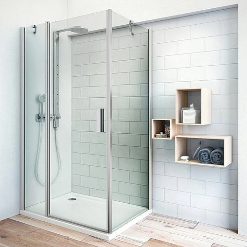 Душевое ограждение 1200x800мм прозрачное стекло Roltechnik Tower Line TDO1+TB/1200*800 724-1200000-00-02+725-8000000-00-02