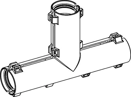 Защитный короб для тройника 14мм - 20мм TECEflex 718019