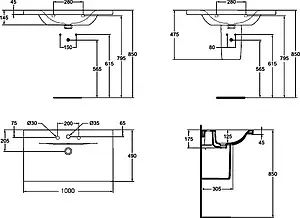Раковина Ideal Standard Connect new 100 белый E812601 Раковина Ideal Standard Connect new 100 белый E812601, 2