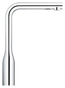 Смеситель для кухни с выдвижным изливом Grohe Essence New хром 30270000 Смеситель для кухни с выдвижным изливом Grohe Essence New хром 30270000, 3