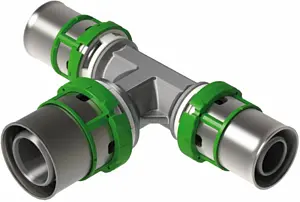 Тройник пресс редукционный 26мм x 16мм x 16мм Comap MultiSkin 7130RW261616, 1