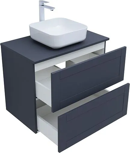 Тумба-умывальник подвесная Aquanet Терра 80 маренго 00313245+