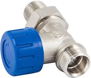 Вентиль терморегулирующий прямой М22x1.5 x ½"н Schlosser Standard 601200009 Вентиль терморегулирующий прямой М22x1.5 x ½"н Schlosser Standard 601200009, 1