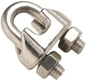 Зажим для троса из нержавеющей стали 4/5мм UniPump 39023, 1