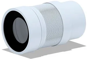 Гофра для унитаза Ани Пласт D100 190-370мм K821 Гофра для унитаза Ани Пласт D100 190-370мм K821, 1