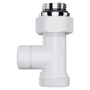 Узел нижнего подключения радиатора прямой ¾"ек x ¾"ек (½"н) Royal Thermo Design белый RANDP11234WH Узел нижнего подключения радиатора прямой ¾"ек x ¾"ек (½"н) Royal Thermo Design белый RANDP11234WH, 4