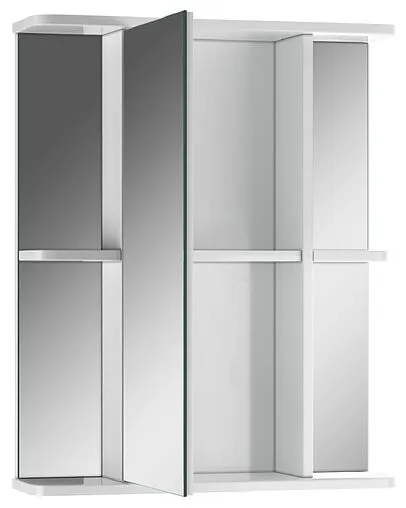 Шкаф-зеркало Айсберг Норма 2-55 L белый DA1609HZ