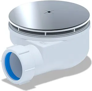 Сифон для душевого поддона Ани Пласт хром E350C, 1