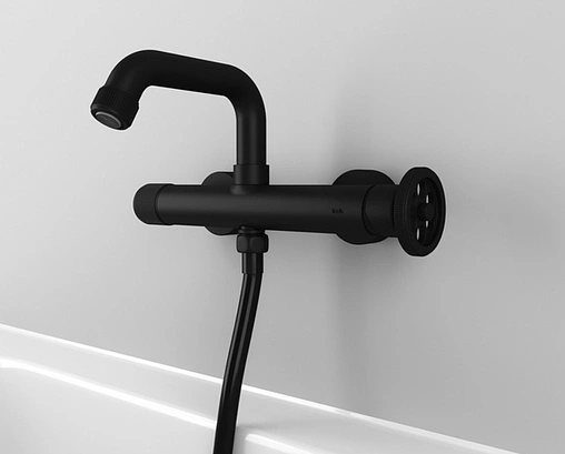 Смеситель для ванны IDDIS Grange чёрный матовый GRABLR2i02WA