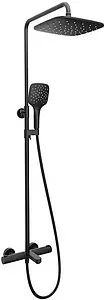 Душевая система с термостатом для ванны Ravak Termo 300 TE 092.20BL чёрный матовый X070444 Душевая система с термостатом для ванны Ravak Termo 300 TE 092.20BL чёрный матовый X070444, 1