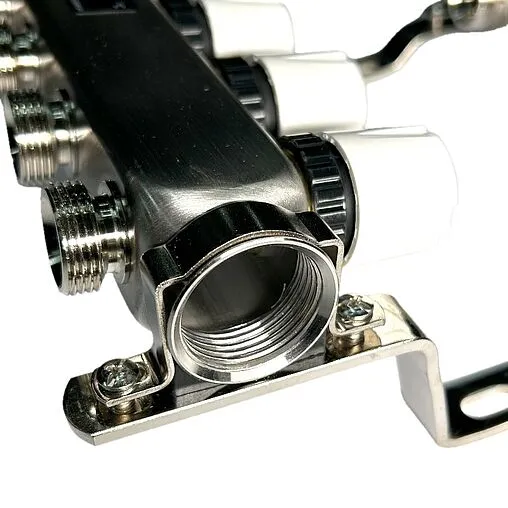 Группа коллекторная с расходомерами 3 отвода 1&quot;в/в x ¾&quot;ек Uni-fitt TECHNO 450W4303