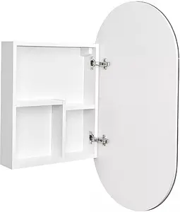 Шкаф-зеркало Aquaton Оливия 55 R белый 1A254502OL010, 3