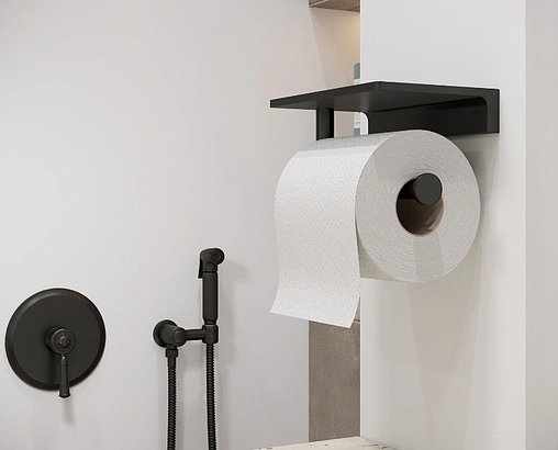 Держатель туалетной бумаги Timo Saona чёрный матовый 13043/03