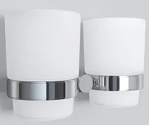 Стакан двойной Am.Pm Sense L хром A74343400 Стакан двойной Am.Pm Sense L хром A74343400, 4