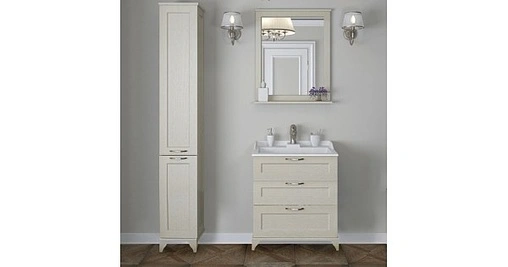 Тумба под умывальник напольная Aquaton Леон 65 H дуб бежевый 1A194601LBPR0