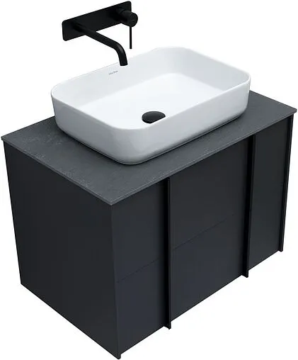 Тумба под умывальник подвесная Allen Brau Reality 70 антрацит 1.32004.AM