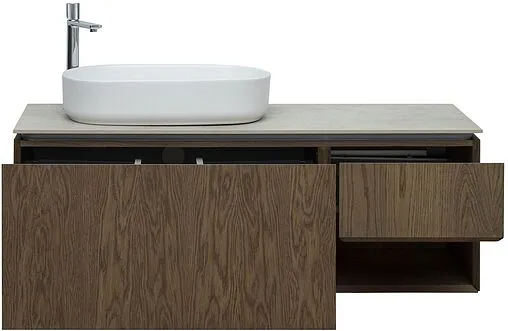 Тумба-умывальник подвесная Allen Brau Infinity 120 L дуб 1.21006.NO+