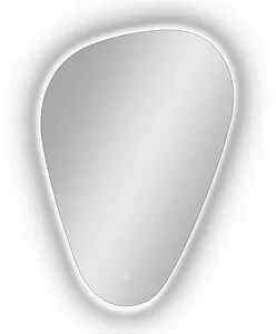 Зеркало с подсветкой Continent Voyage Led 70x100 белый ЗЛП615, 3