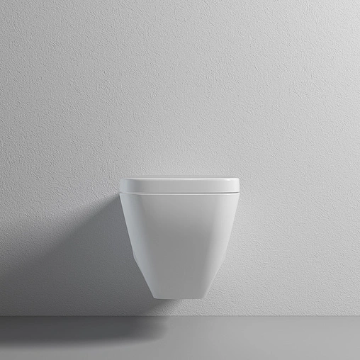 Унитаз подвесной безободковый Bien Kristal белый KRKA060N1VP0W3000