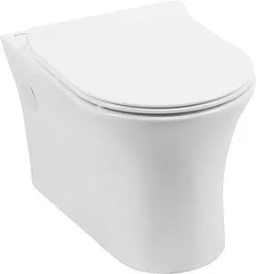 Унитаз подвесной безободковый Aquanet Roll Rimless белый Roll-W Унитаз подвесной безободковый Aquanet Roll Rimless белый Roll-W, 1